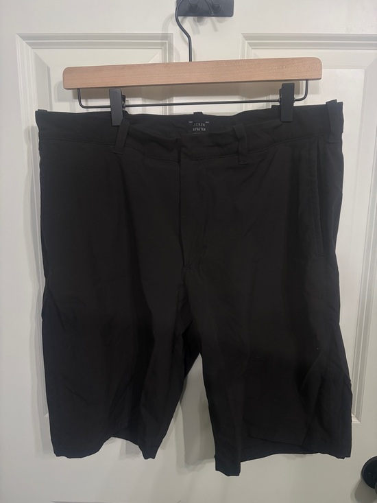 J. Crew Other - J. Crew Black Flat-Front Tech Stretch Men’s Shorts 34 waist 10.5 inch inseam